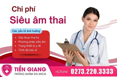 Các yếu tố ảnh hưởng đến chi phí siêu âm thai.